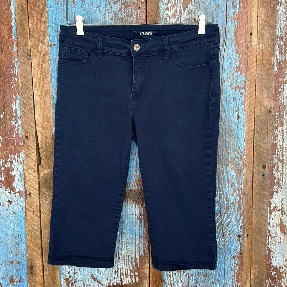 Chaps Navy Bermuda Short Size 6